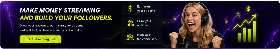 Creator earnings on FanPulse